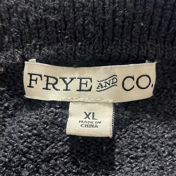 FRYE & CO WOMENS DARK GRAY ICE CREAM SPECKLED SWEATER SIZE XL - Picture 6 of 8